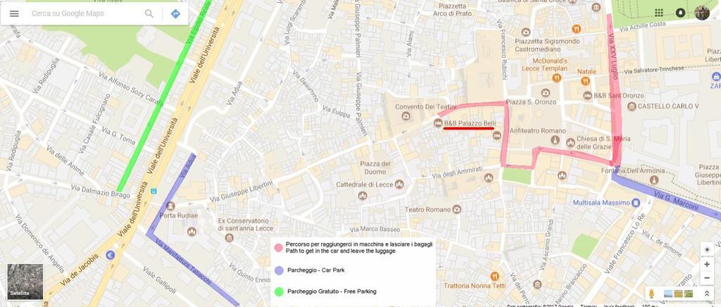 Palazzo Belli B&B Lecce Kültér fotó